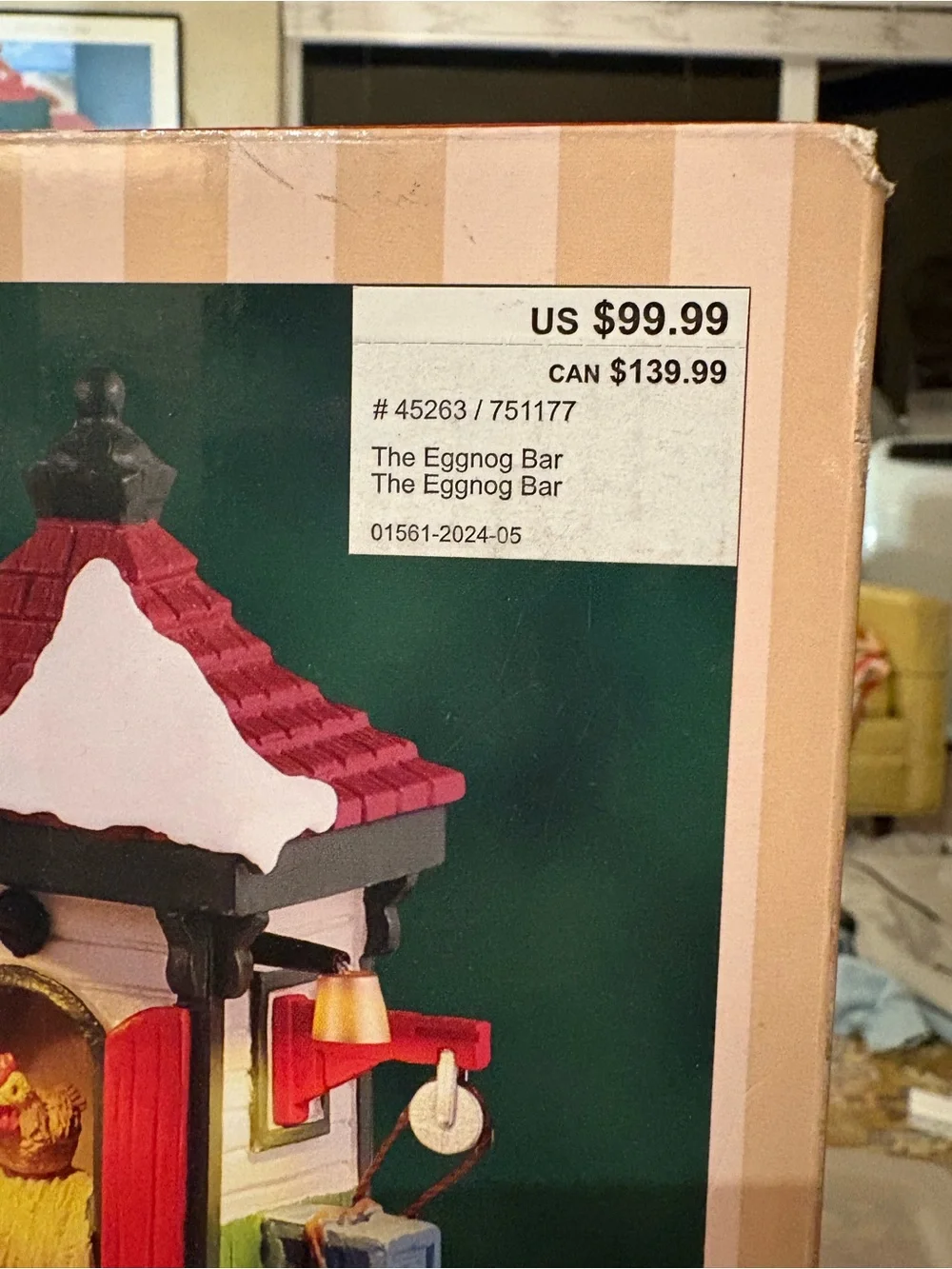 Lemax The Eggnog Bar 45263 Santa’s Wonderland Lighted Christmas Village